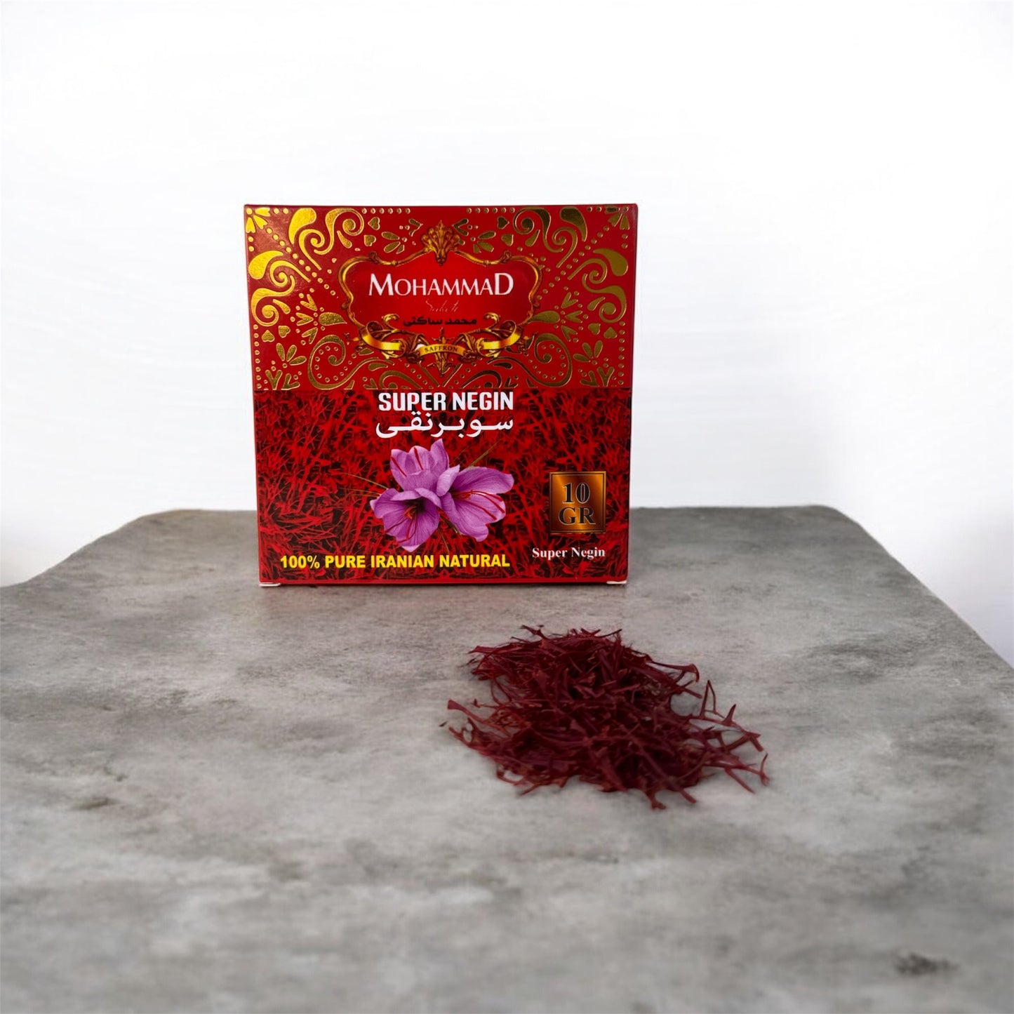 Mohammad Saffron – Super Negin Grade (1 g) -محمد  زعفران  سوبر نقي (1 غرام)