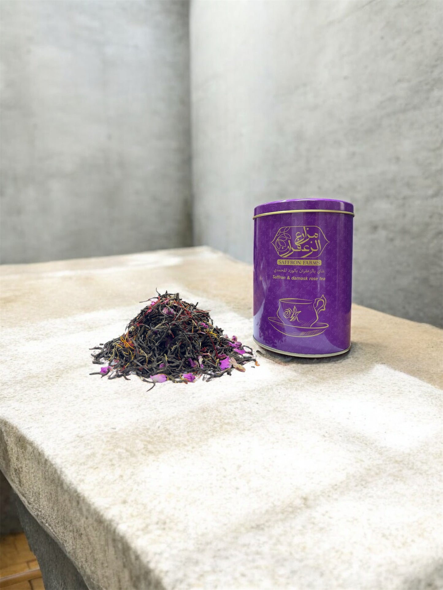 Saffron Rosella Mix Tea -  شاي بالزعفران مع الورد