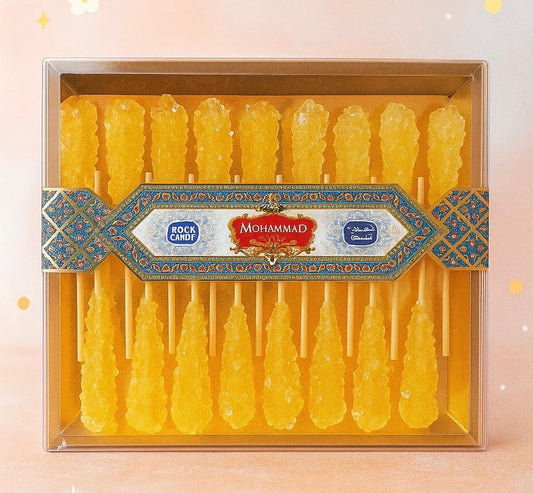 Saffron Rock Candy – 12 Pieces Pack